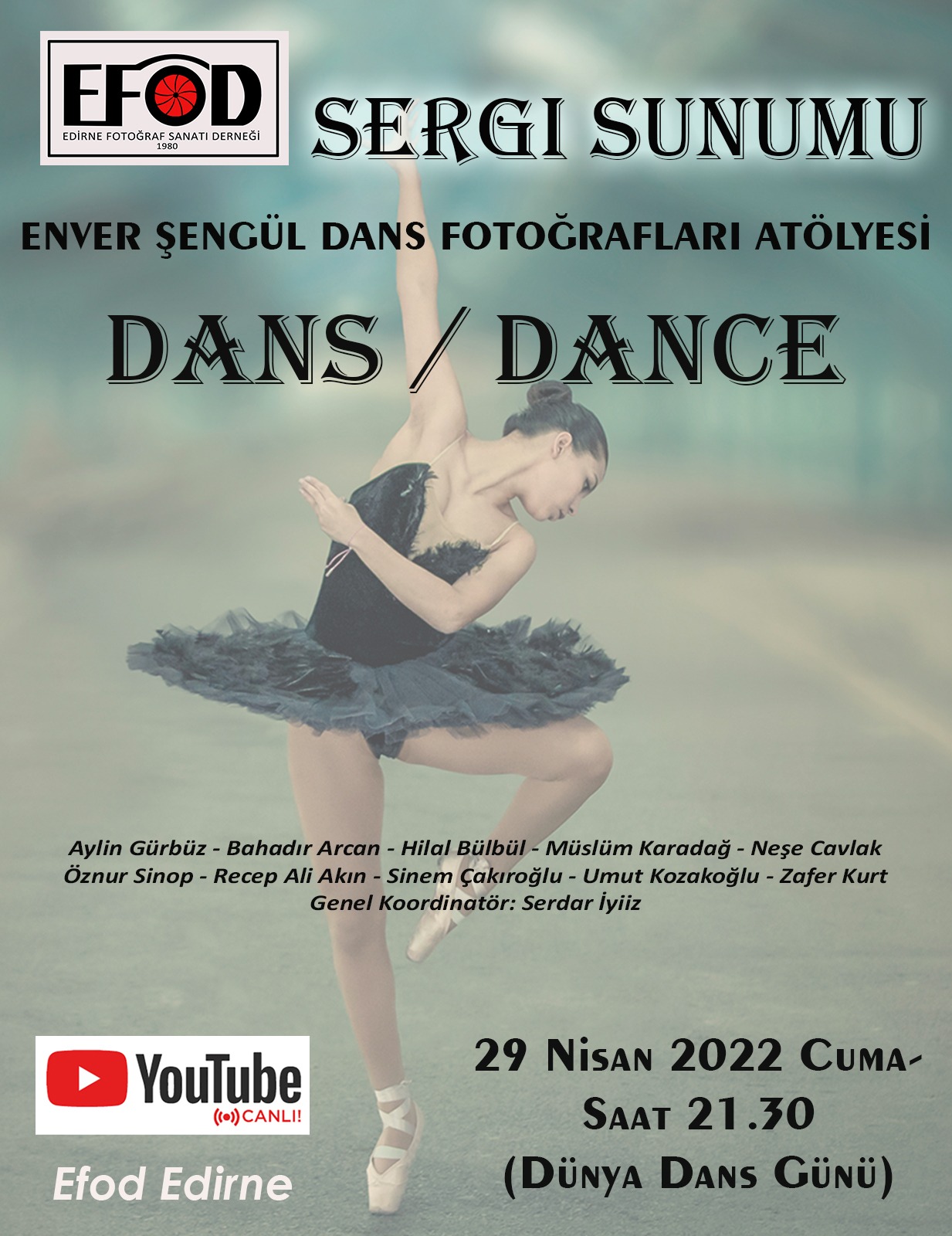 Enver Şengül Dans Fotoğrafları Atölyesi Sergi Sunumu